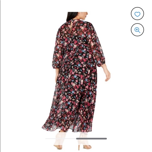 Calvin Klein midi wrap dress size 14 - Picture 2 of 15